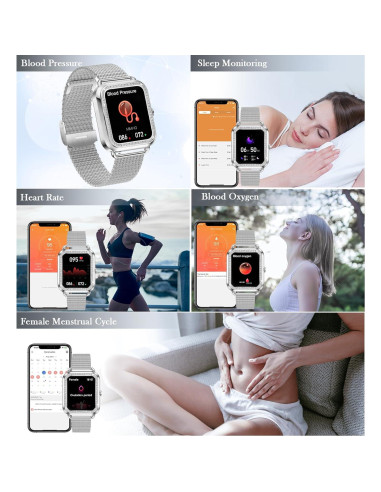 Reloj Inteligente Betatree 1.6" Táctil para Mujeres