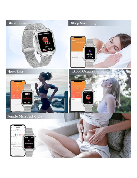 Reloj Inteligente Betatree 1.6" Táctil para Mujeres