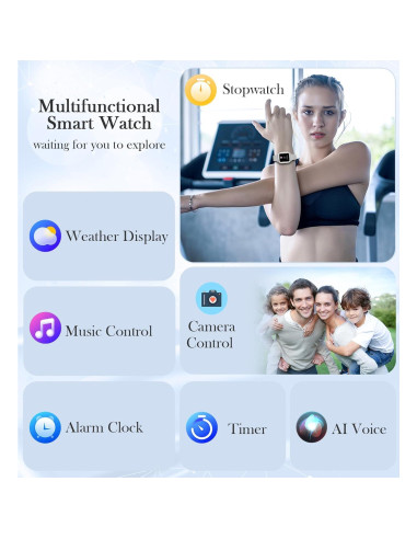 Reloj Inteligente Betatree 1.6" Táctil para Mujeres