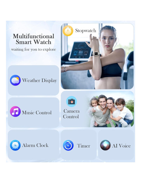 Reloj Inteligente Betatree 1.6" Táctil para Mujeres