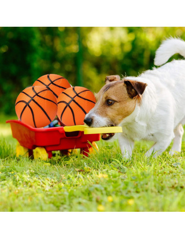 Mini Balones de Baloncesto Gejoy 10 cm PVC 3 Paquetes