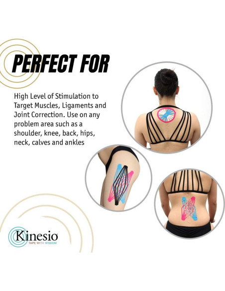 Cinta Kinesio Tex Gold FP Roja 5,08 cm x 5,03 m - 6 Pzas