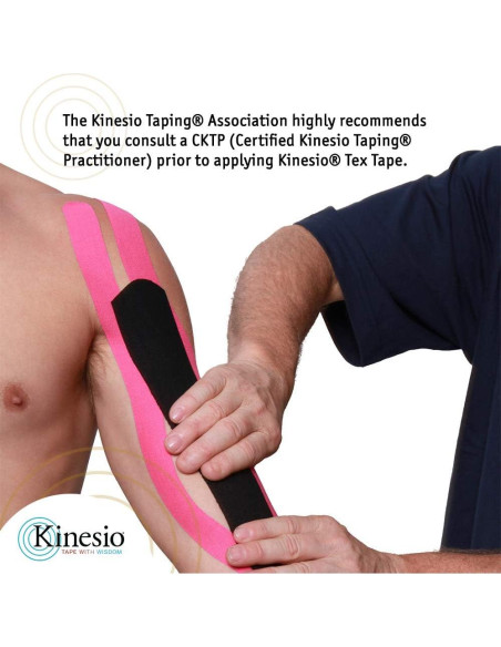 Cinta Kinesio Tex Gold FP Roja 5,08 cm x 5,03 m - 6 Pzas