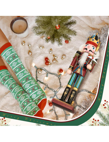 Muñeco de Madera Cascanueces Karenhi 38 cm Tradicional