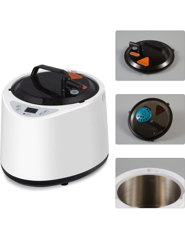 Generador de Vapor Portátil Hoolife 2L 1000W con Control Remoto