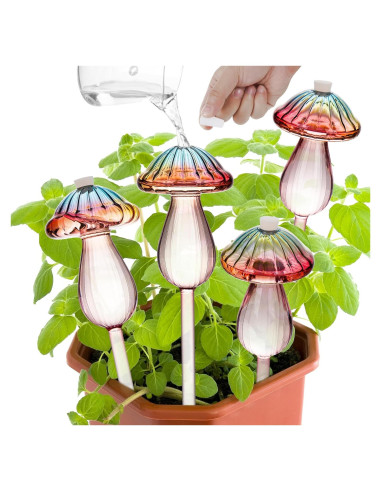 Esferas de Riego Kaimfdg 4 PCS Arcoíris para Plantas