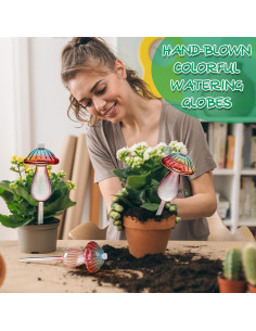 Esferas de Riego Kaimfdg 4 PCS Arcoíris para Plantas 2