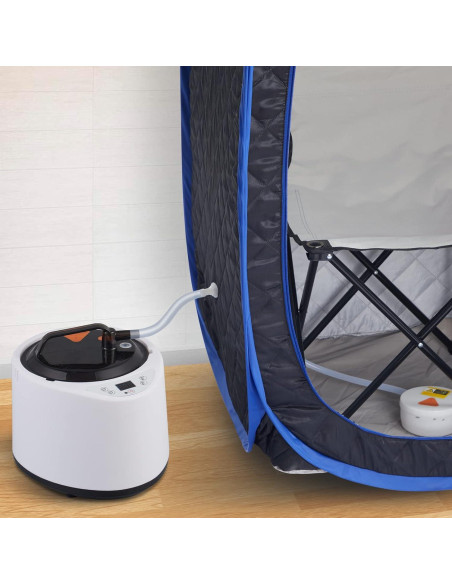 Generador de Vapor Portátil Hoolife 2L 1000W con Control Remoto