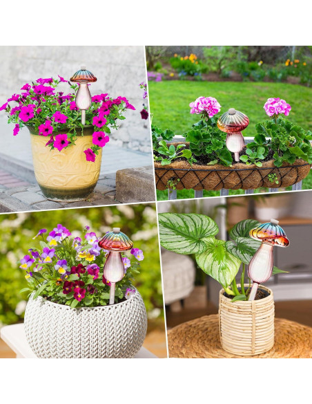 Esferas de Riego Kaimfdg 4 PCS Arcoíris para Plantas