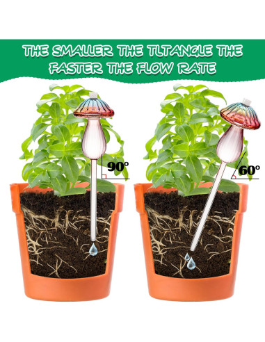 Esferas de Riego Kaimfdg 4 PCS Arcoíris para Plantas