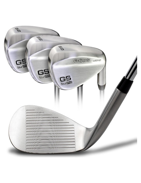 Juego de Wedges de Golf GoSports Max Spin - 3 Wedges para Diestros