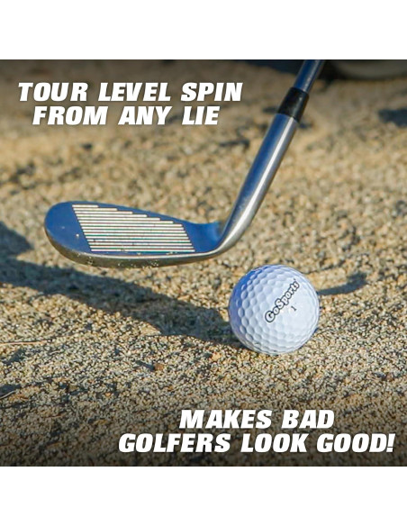 Juego de Wedges de Golf GoSports Max Spin - 3 Wedges para Diestros