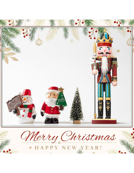 Muñeco de Madera Cascanueces Karenhi 38 cm Tradicional