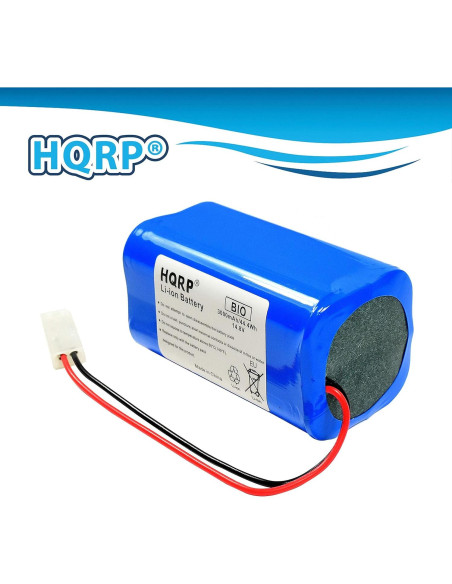 Batería HQRP 14.8V 3000mAh para BOBSWEEP Aspiradora