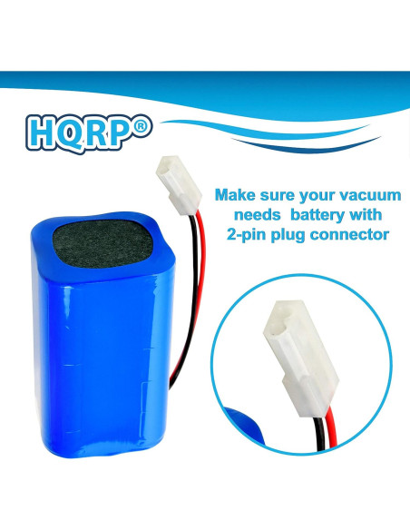 Batería HQRP 14.8V 3000mAh para BOBSWEEP Aspiradora