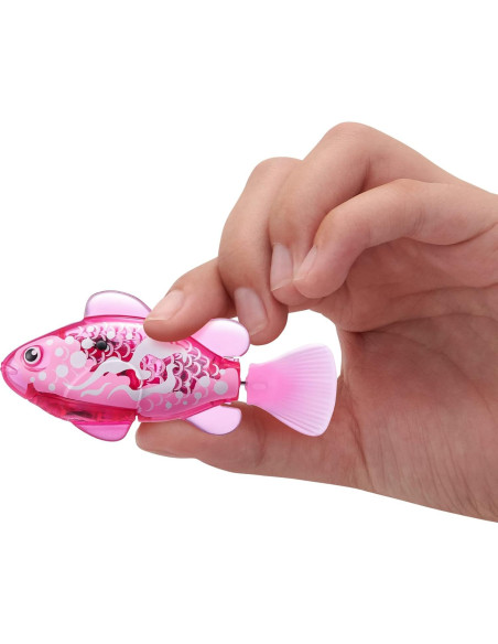 Robo Fish ZURU Pez Robótico Nadador Rosa y Dorado 2 Piezas Robo Fish ZURU Pez Robótico Nadador Rosa y Dorado 2 Piezas