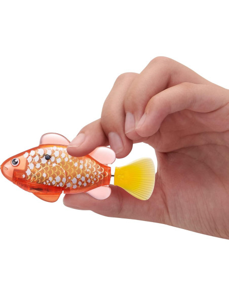 Robo Fish ZURU Pez Robótico Nadador Rosa y Dorado 2 Piezas Robo Fish ZURU Pez Robótico Nadador Rosa y Dorado 2 Piezas