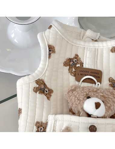 Ropa para Mascotas Jatmira Oso de Peluche XL Blanca
