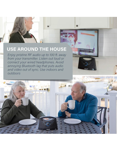 Altavoces Inalámbricos SEREONIC para TV - 30.48 m Alcance