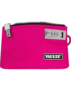 Bolsa de Dinero Vaultz Rosa con Cerradura 17,78 x 25,4 cm 2