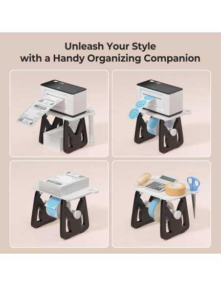 Soporte de Etiquetas MUNBYN para Rollo y Plegadas 24cm