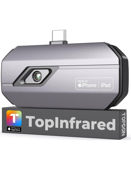 Cámara Térmica TOPDON TC002C, 512x384, USB-C para iPhone