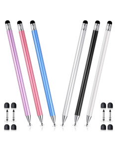 Bolígrafo Estilizador 2 en 1 FIECRE Multicolor para Pantallas Táctiles