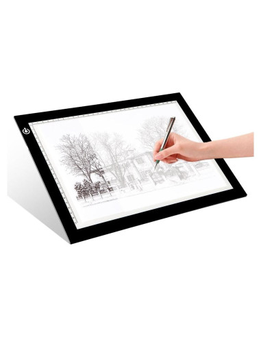 Caja de Luz LED A4 LitEnergy Ultra Fina USB Ajustable