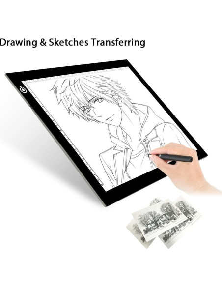 Caja de Luz LED A4 LitEnergy Ultra Fina USB Ajustable