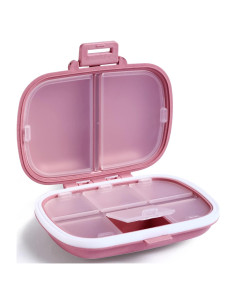 Organizador de Pastillas Holii YH-002 8 Compartimentos Rosa