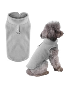 Suéter para Perros Pequeños PETCARE Chaleco Polar Gris