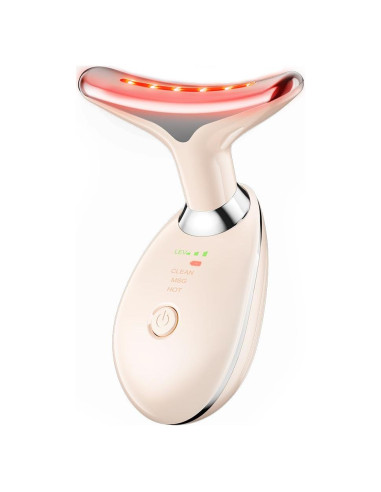 Masajeador de Cuello YUNRUO Rosa 3-en-1 Compacto y Recargable