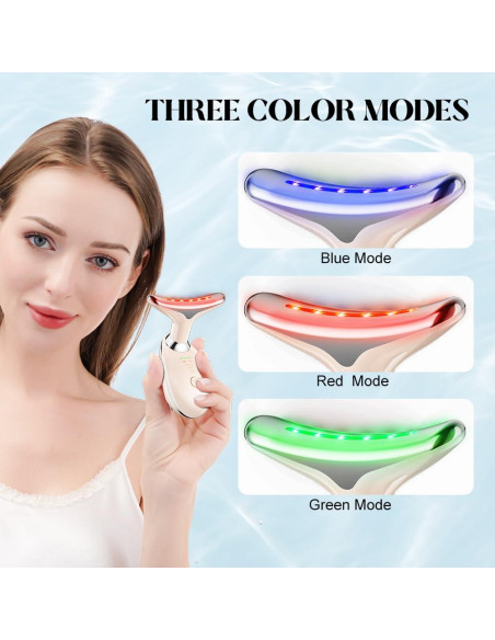 Masajeador de Cuello YUNRUO Rosa 3-en-1 Compacto y Recargable