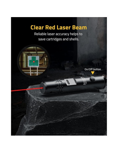 Kit de láser de puntería CVLIFE con 64 adaptadores