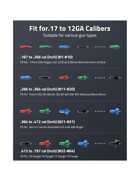 Kit de láser de puntería CVLIFE con 64 adaptadores