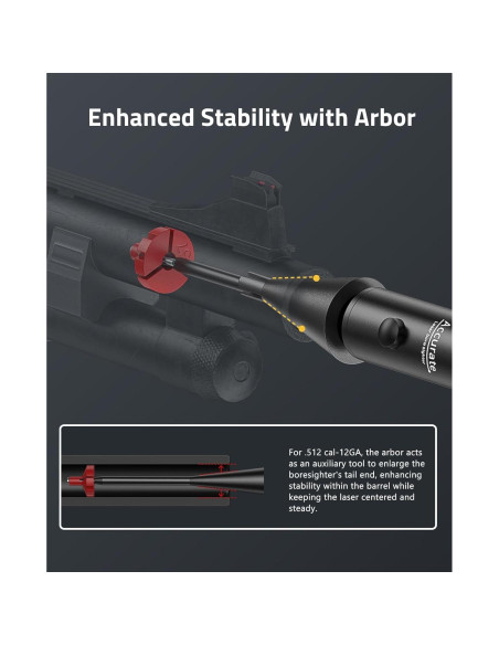 Kit de láser de puntería CVLIFE con 64 adaptadores