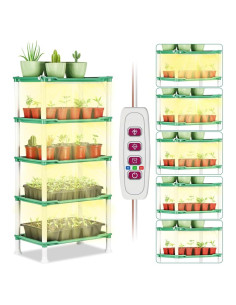 Soporte para Plantas RooTrimmer 5 Niveles con Luces LED