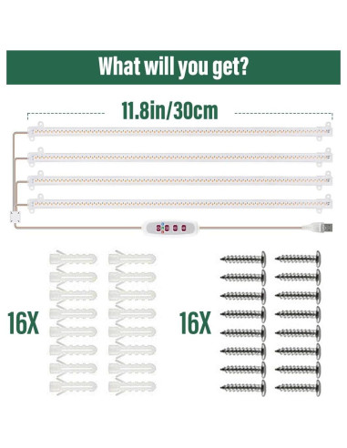 Soporte para Plantas RooTrimmer 5 Niveles con Luces LED