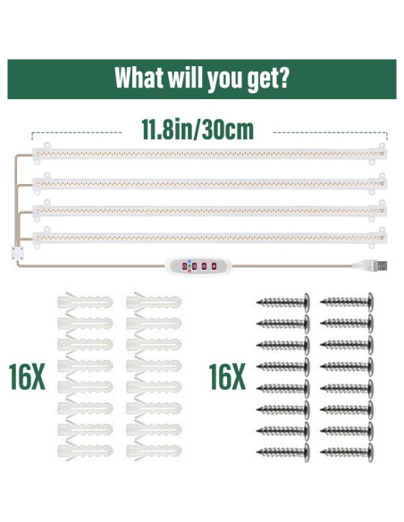 Soporte para Plantas RooTrimmer 5 Niveles con Luces LED