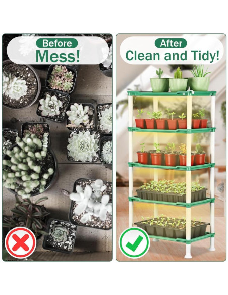 Soporte para Plantas RooTrimmer 5 Niveles con Luces LED