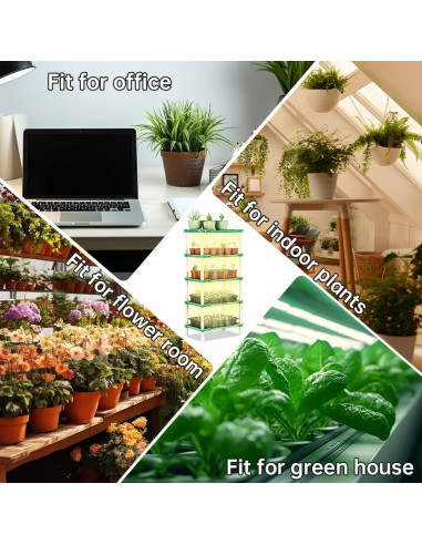 Soporte para Plantas RooTrimmer 5 Niveles con Luces LED