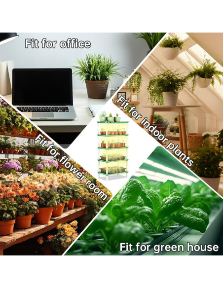 Soporte para Plantas RooTrimmer 5 Niveles con Luces LED