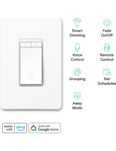 Interruptor Regulador Inteligente TP-Link HS220P3, 3 Pzs 2