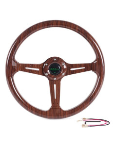 Volante de Carreras RASTP 34.5cm Madera Nogal Universal