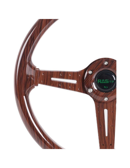 Volante de Carreras RASTP 34.5cm Madera Nogal Universal