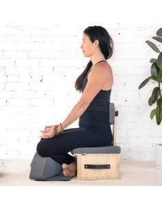 Silla de Meditación Ungloo Box con Soporte Acolchado 2
