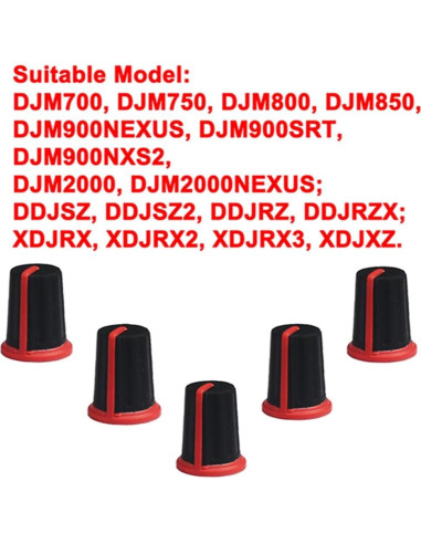 5 Piezas Perillas EQ Potenciometro Pioneer DJM700 2000