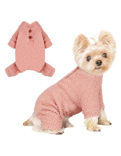 Suéter para Perros Pequeños Shifenmei Rosa 4 Patas