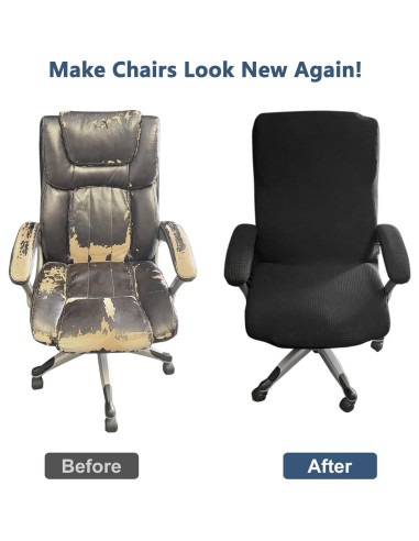 Funda de Silla Melaluxe Universal con Fundas Reposabrazos - Rojo