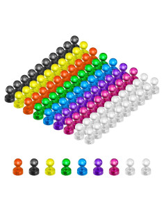 Imanes Decorativos HongyiTime 90 PCS Coloridos Fuertes